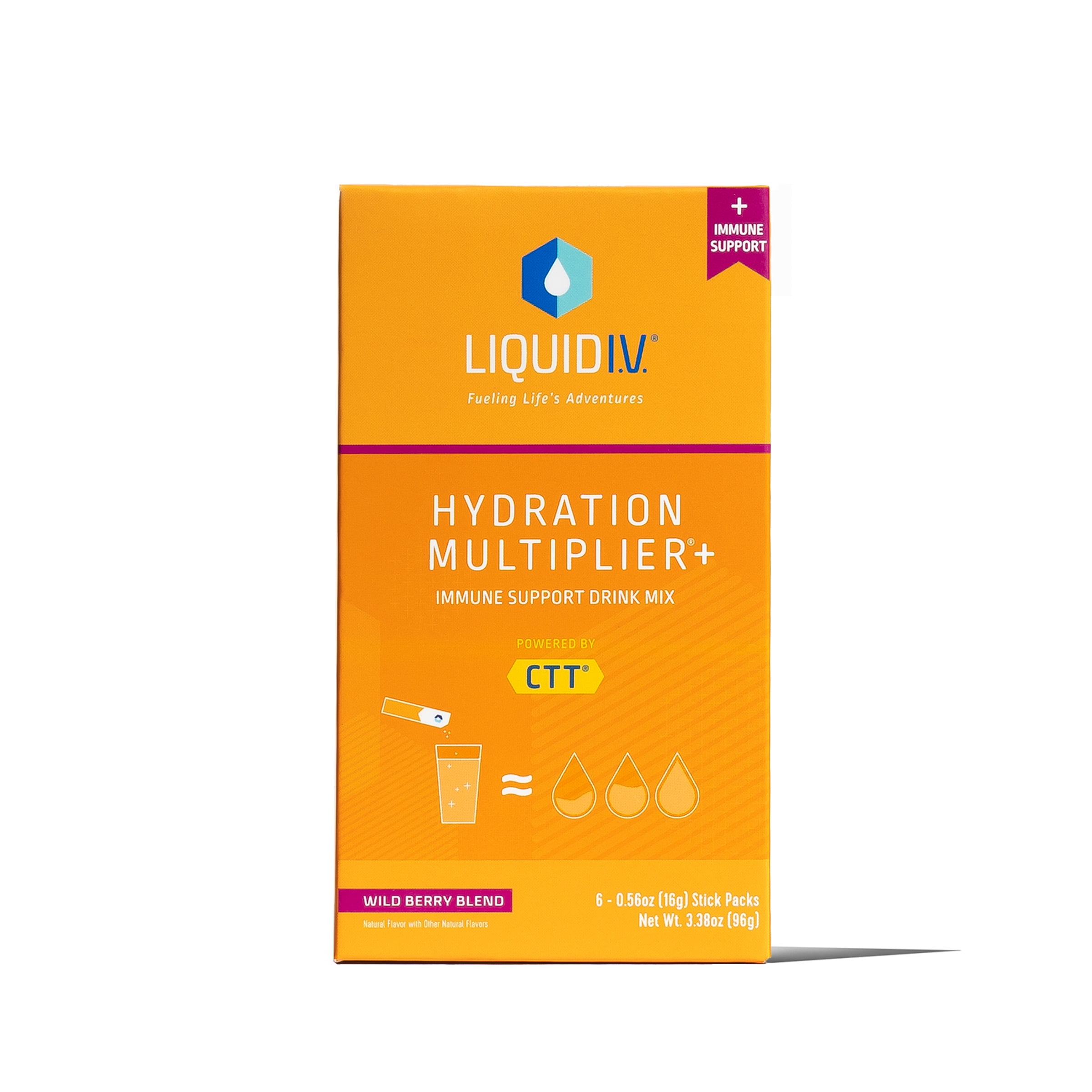 Liquid I.V. Hydration Multiplier + Immune Support, Electrolyte Powder