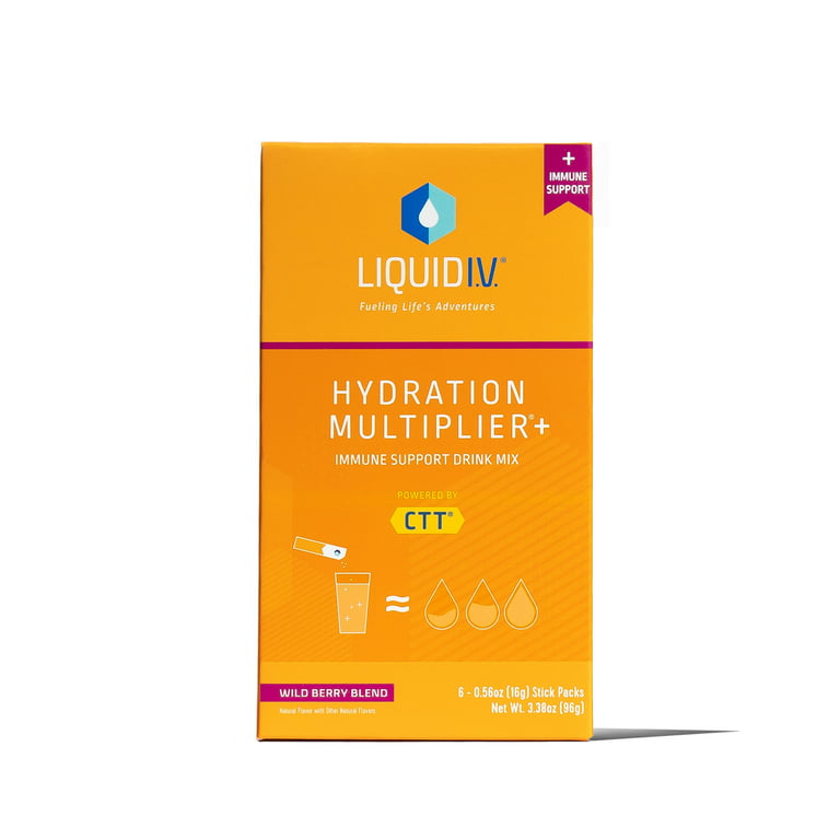 Liquid IV Hydration Multiplier, Electrolyte Powder, Easy Open Packets,  Supplement Drink Mix (Strawberry 30 Count)