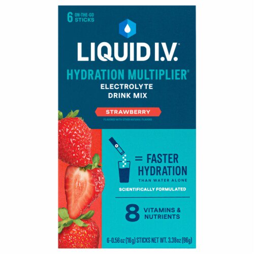 Liquid I.V. Hydration Multiplier Strawberry Electrolyte Drink Mix