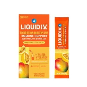 Liquid I.V. Hydration Multiplier  Mango Passionfruit, 10 Ct | Electrolyte Drink Mix