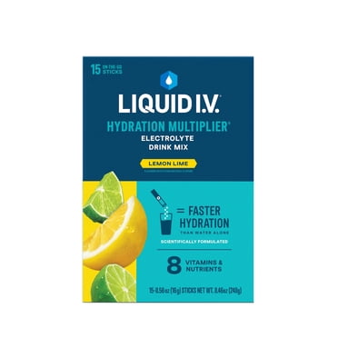 Liquid I.V.® Lemon Lime Hydration Multiplier® Powdered Electrolyte Drink Mix, 15 Count Packets