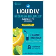 Liquid I.V.® Lemon Lime Hydration Multiplier® Powdered Electrolyte Drink Mix, 6 Count Packets