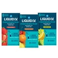 thumbnail interactive-video image 1 of Liquid I.V.® Lemon Lime, Strawberry, Tropical Punch Hydration Multiplier® Variety Pack, 6 count packets, 3 pack, 1 of 19
