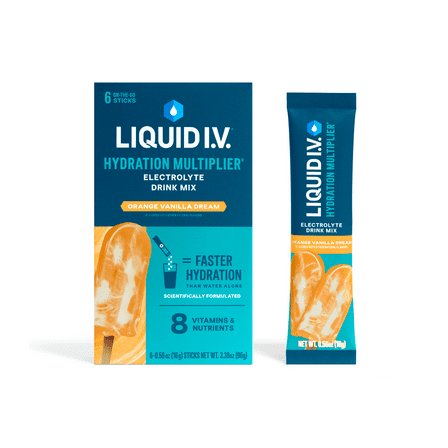 Liquid I.V.® Orange Vanilla Dream Hydration Multiplier® Powdered Electrolyte Drink Mix, 6 CT