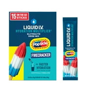 Liquid I.V.® Popsicle® Firecracker Hydration Multiplier® Powdered Electrolyte Drink Mix, 15 Ct Packets