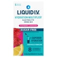 thumbnail image 1 of Liquid I.V.® Raspberry Lemonade Hydration Multiplier® Sugar-Free Electrolyte Powder Drink Mix, 6 Count Packets, 1 of 9