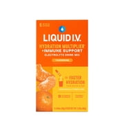 Liquid I.V.® Tangerine Hydration Multiplier® +Immune Support Electrolyte Powder Drink Mix, 6 Count Packets