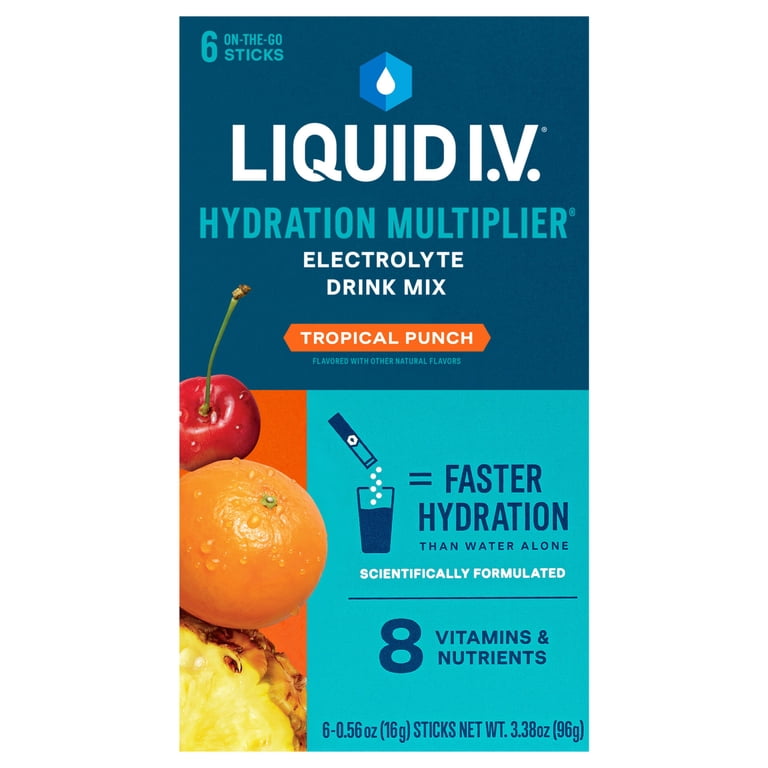 Liquid I.V.® Tropical Punch Hydration Multiplier® Powdered