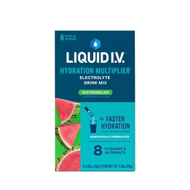 Liquid I.V.® Watermelon Hydration Multiplier® Powdered Electrolyte Drink Mix, 6 Count Packets