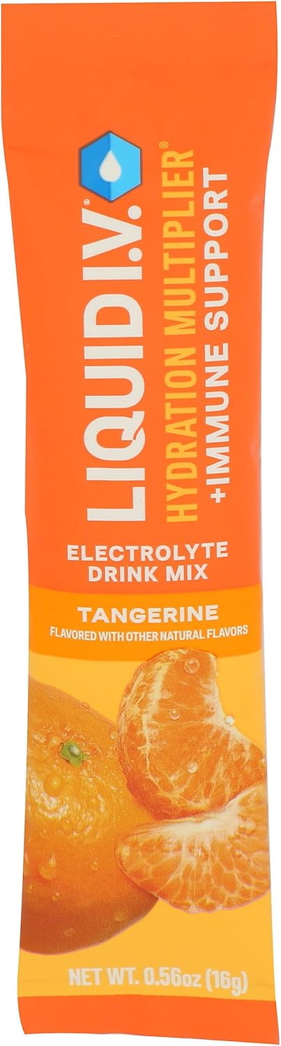 Liquid IV Hydration Multiplier and Drink Mix, Tangerine, 16 gm, 0.56 oz..