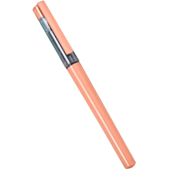 Liquid Ink Rollerball Gel Pens,Heavy-Duty Rollerball Pens,Fine Point Needle Tip Pens,Smooth Writing Gel Ink,Quick Dry Black Ink for Office,Note,Taking Journaling,Exams,5.12 inch (Orange)