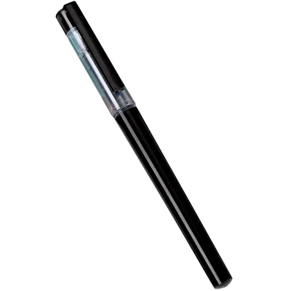 Liquid Ink Rollerball Gel Pens,Heavy-Duty Rollerball Pens,Fine Point Needle Tip Pens,Smooth Writing Gel Ink,Quick Dry Black Ink for Office,Note,Taking Journaling,Exams,5.12 inch (Black)