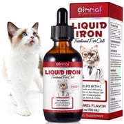 Liquid Iron Supplements for Cats and Kittens - with Folate and B12   Supplements Anemia, Promotes Blood Health, Oxygen Supply and Blood Cell Formation   Increase Low Energy Levels   Lethargy - 2 oz