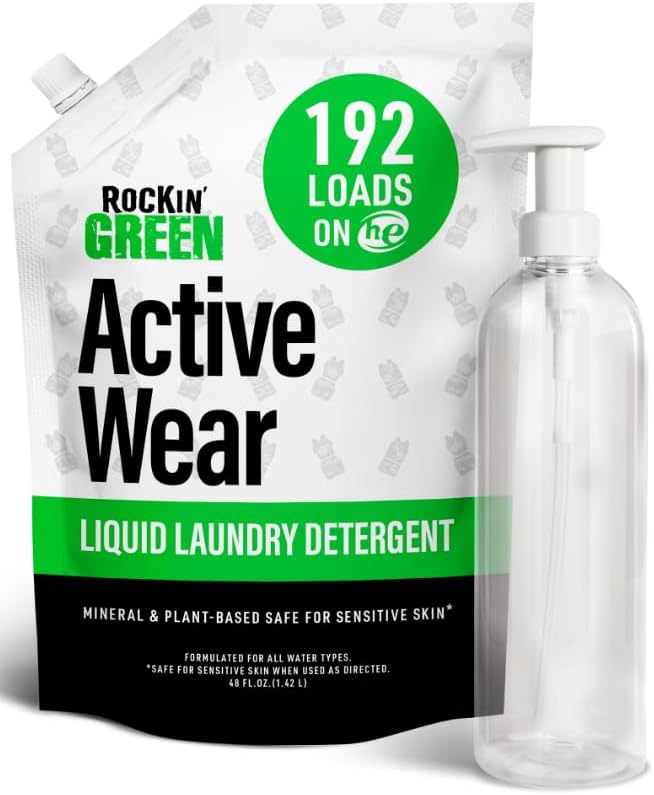 Liquid Laundry Detergent 192 Loads With Empty Bottle High Efficiency