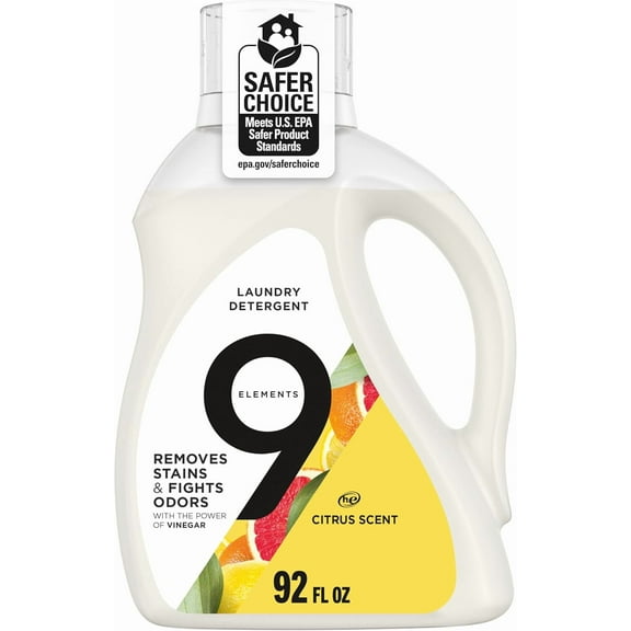 Liquid Laundry Detergent, Citrus Scent, Vinegar Powered, 92 fl oz, 1 count