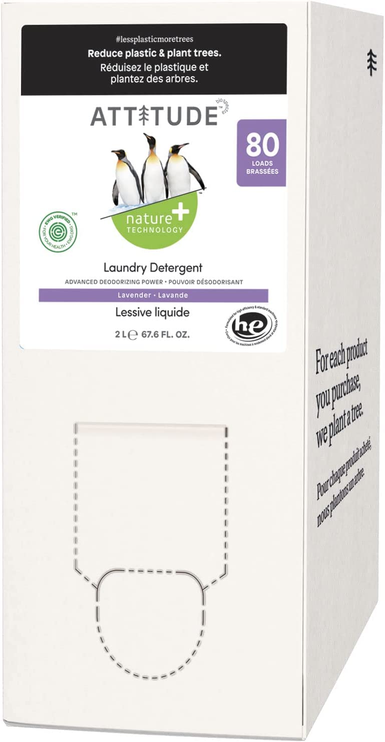 Liquid Laundry Detergent, EWG Verified Laundry Soap, HE Compatible
