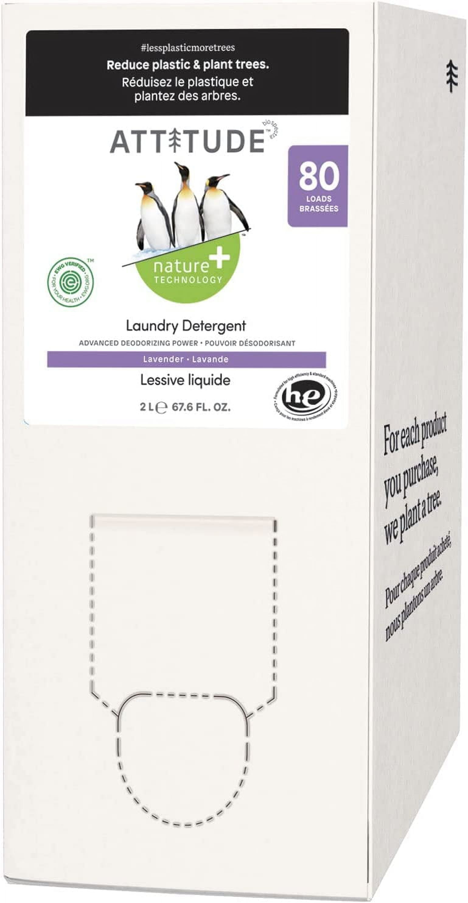 Liquid Laundry Detergent, EWG Verified Laundry Soap, HE Compatible