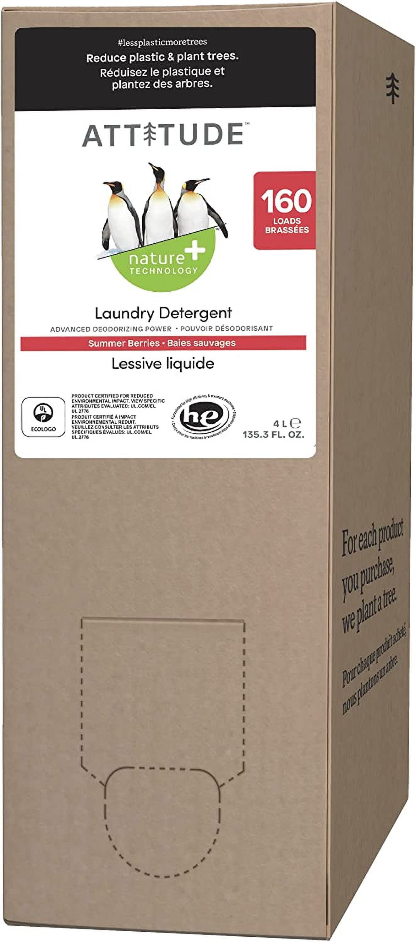 Liquid Laundry Detergent, EWG Verified Laundry Soap, HE Compatible