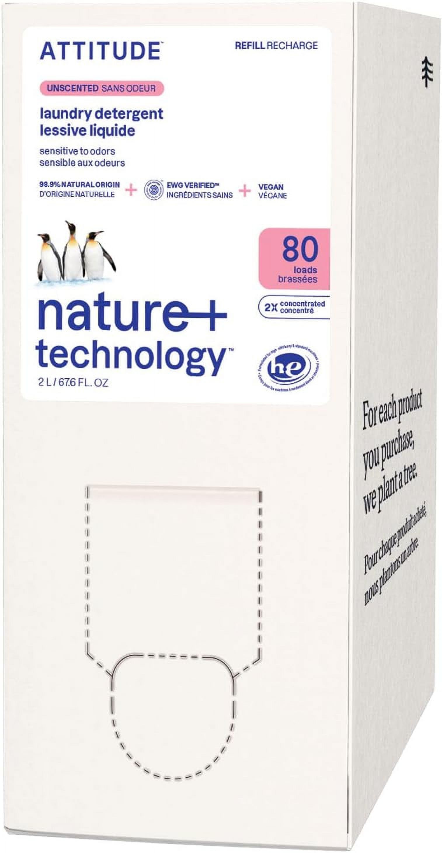 Liquid Laundry Detergent, EWG Verified Laundry Soap, HE Compatible