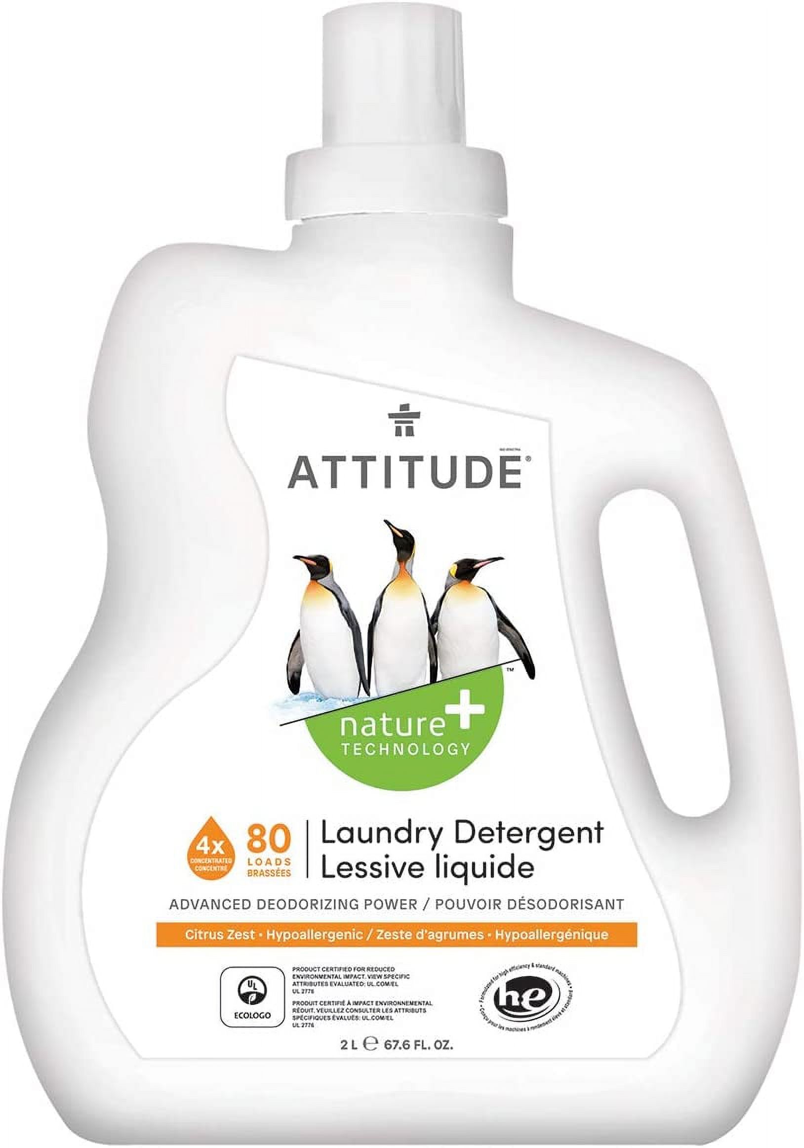 Liquid Laundry Detergent, EWG Verified Laundry Soap, HE Compatible