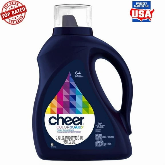 Liquid Laundry Detergent He Compatible 64 Loads Color Protection Fresh Scent New