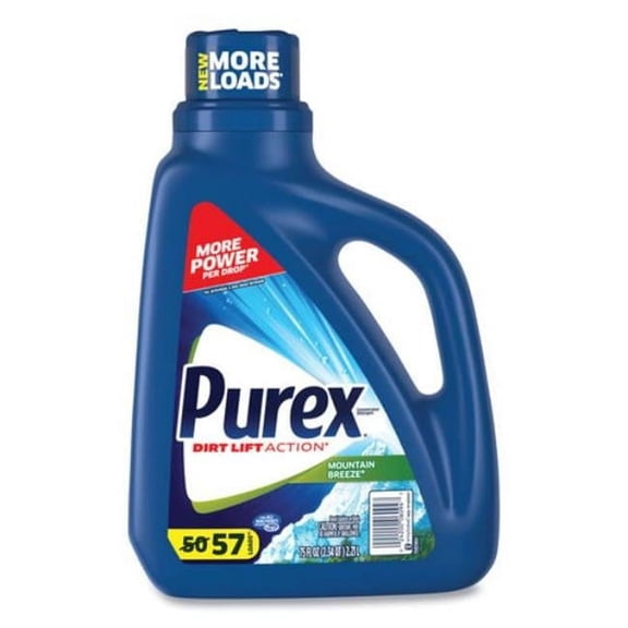 Liquid Laundry Detergent - Mountain Breeze - 75 oz Bottle - Blue