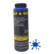 Liquid Leather - Dip and Grip Rubberized Plastic Coating for Tools Handles Cables - Blue Net 8 fl oz