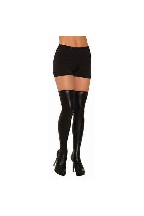 Liquid Leather Knee Highs Halloween Costume Accessory