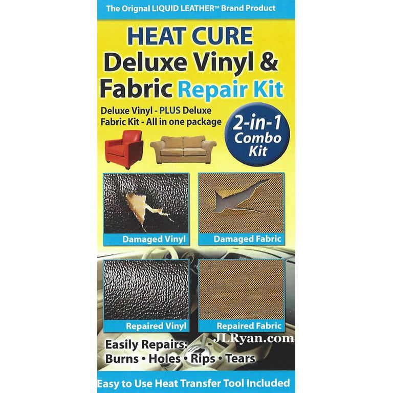 Liquid Leather& Vinyl Repair Kit w/Fabric 