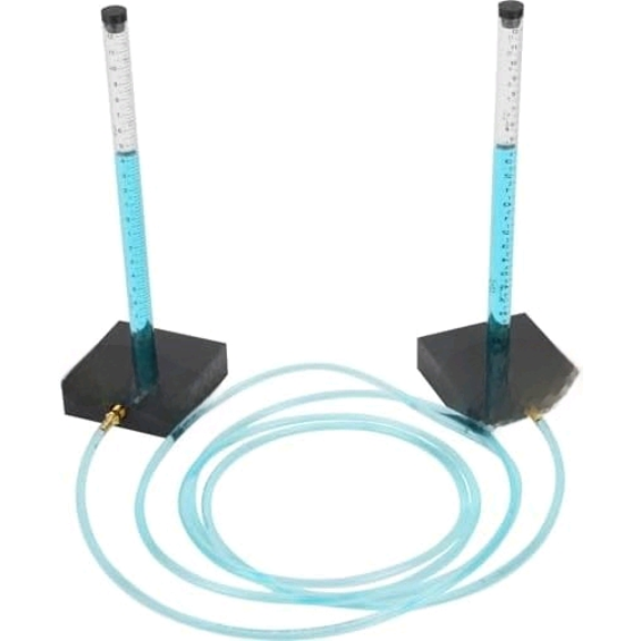 Liquid Level Tool with 12 Foot Hose, Dual 12 Inch Impact-Resistant Containers for Leveling Scale Pads, Wheel Alignment Setups and Chassis Setup Accuracy$$Tools