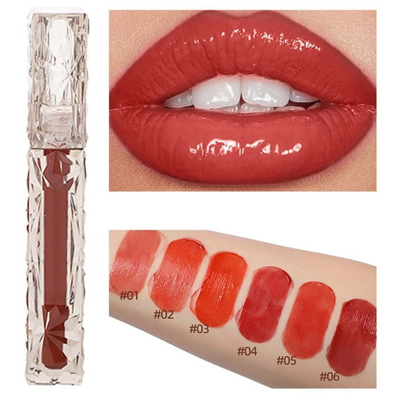 Liquid Lip Gloss, Moisturizing Lip Gloss, Long-Lasting Non-Stick Lip Gloss for Women and Girls, Soft Texture Hydrating Lip Makeup