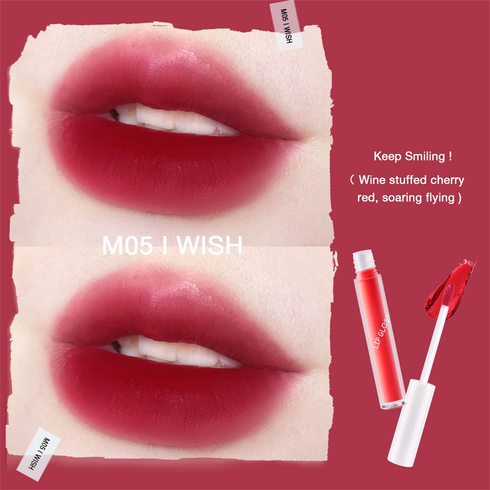 Liquid Lipstick Lip Plumper Makeup Kit Long Lasting Velvet Lip Gloss