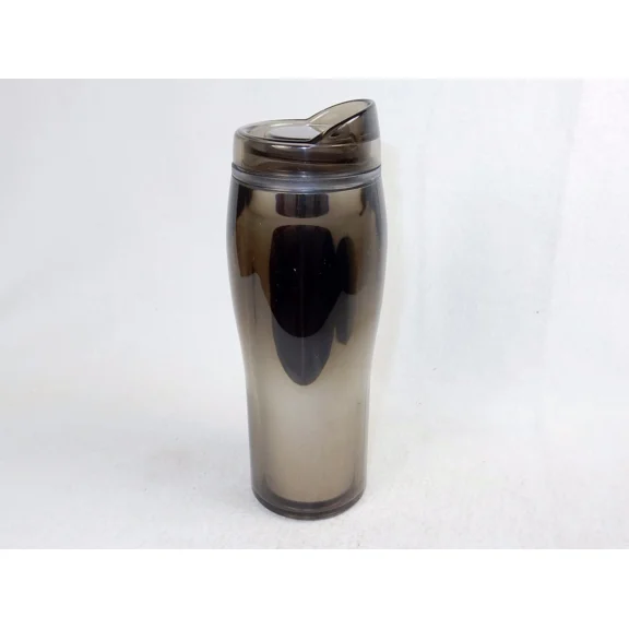 Liquid Logic Optima Beverage Mug ~ 14Oz, Smoke Color, Press-On Lid, #Optv-Sk