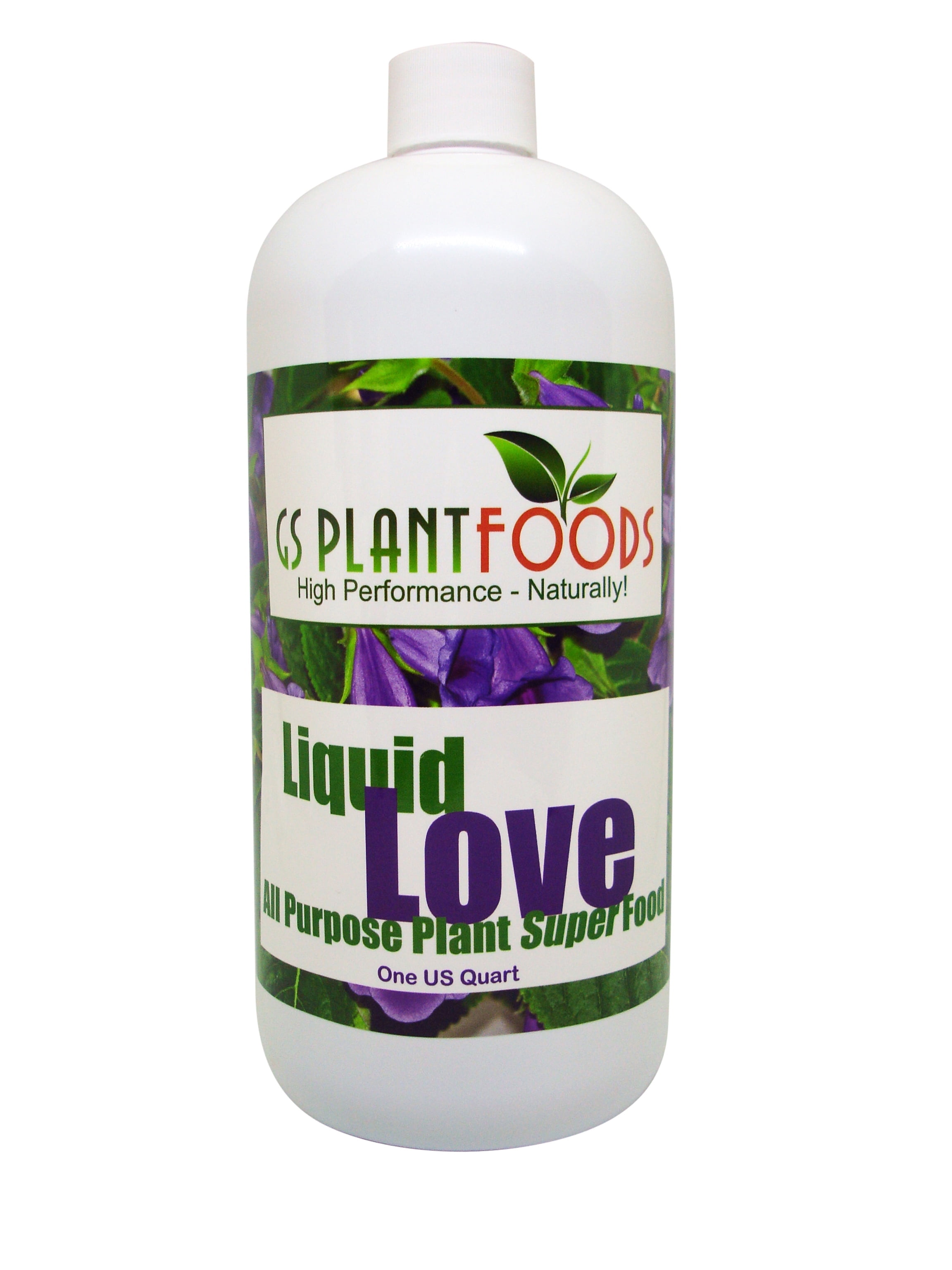Liquid Love All Purpose Natural Plant Food Fertilizer for Indoor / Outdoor Plants (Garden Plants / Flower Plants / House Plants ), 1 Quart (32 Fl. Oz.) of Water Soluble Concentrate