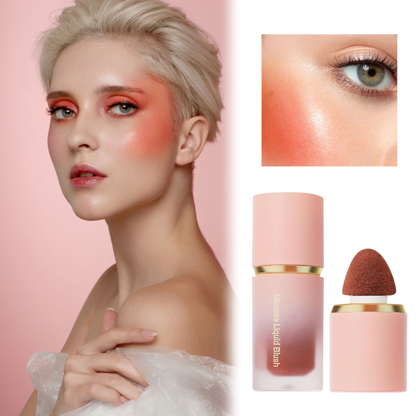 Liquid Makeup For Cheeks Natural Glossy Face Makeup Velvet Texture Long