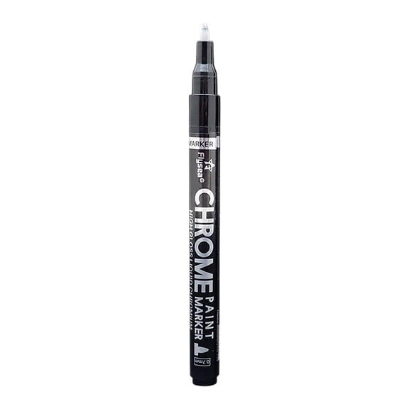Liquid Markers Oil Based Permanent Art Liquid Chrome Marker, Reflective Gloss Metallic Mirror Marker, Repair Paint Pen for Model Metal DIY Craft