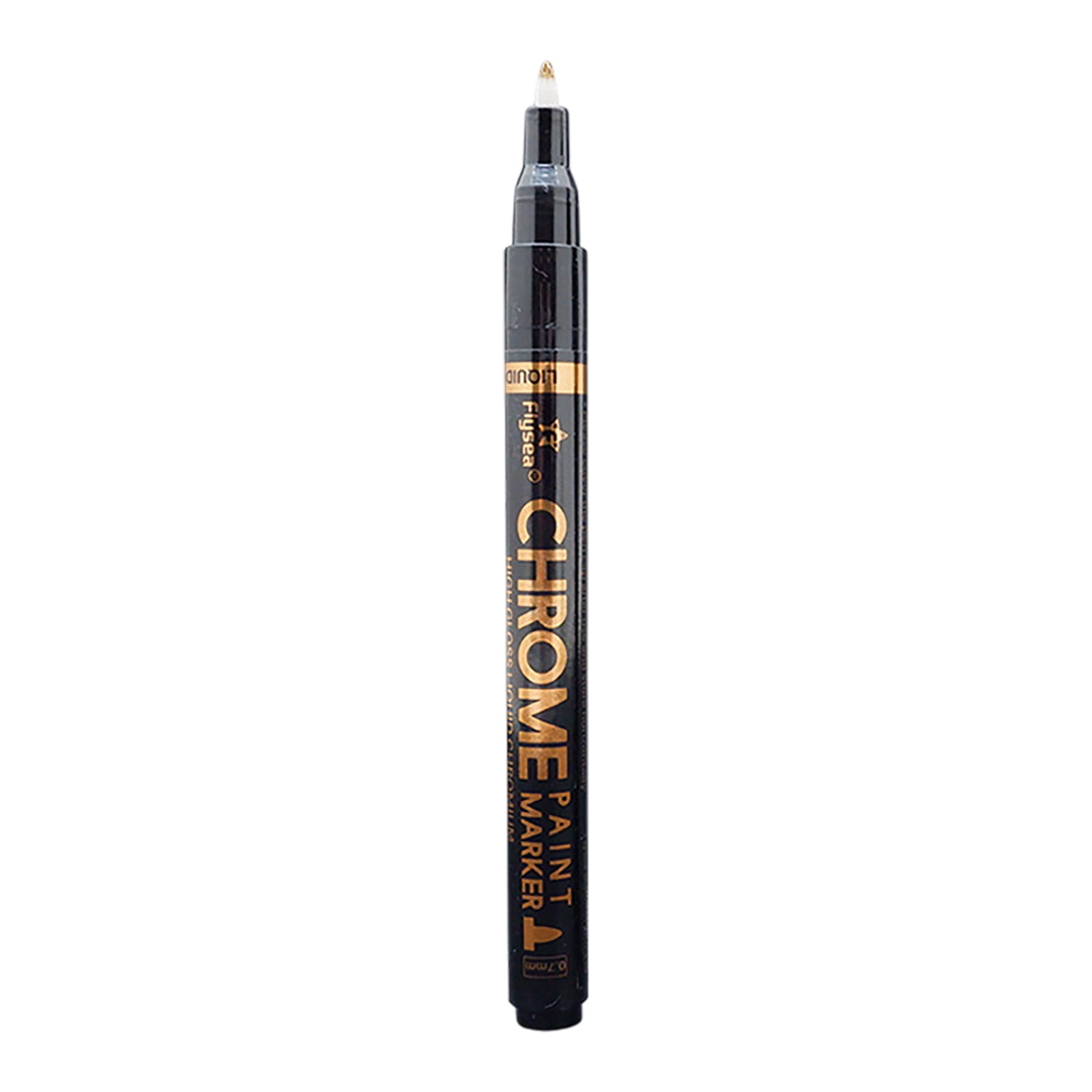 Liquid Markers Oil Based Permanent Art Liquid Chrome Marker, Reflective Gloss Metallic Mirror Marker, Repair Paint Pen for Model Metal DIY Craft