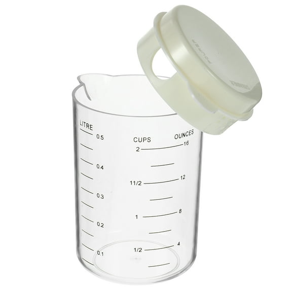 Liquid Measuring Cup Oil Measurement Tablespoon Cups Drink Dispenser Transparent