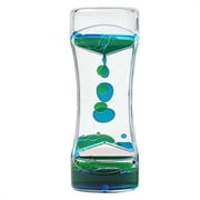 Liquid Motion Bubbler Timer, Hourglass Type Sensory Toys, Colorful Hourglass Timer with Calming Descending Bubbles for Autism & Anxiety, Relax & Calm Down, School & Office Toys