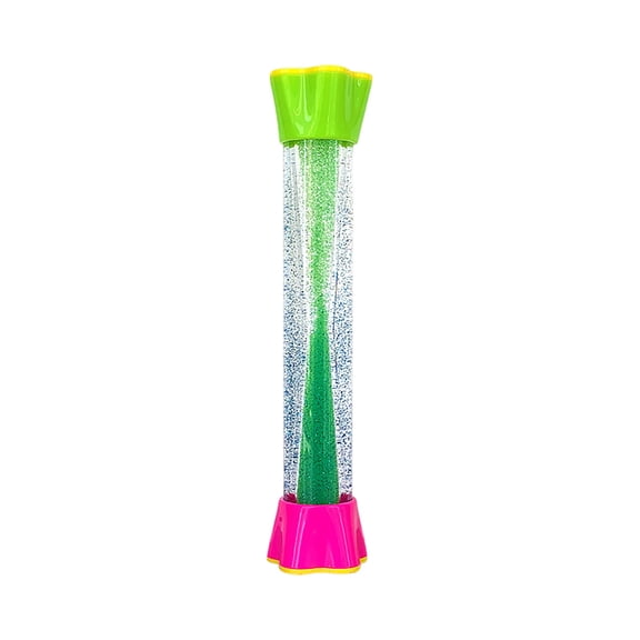 Liquid Motion Sensory Bottle, Relaxing Visual Timer with Glitter Bubbles and Floating Droplet Effects, Calming Desk Fidget for Stress Relief and Focus Aid