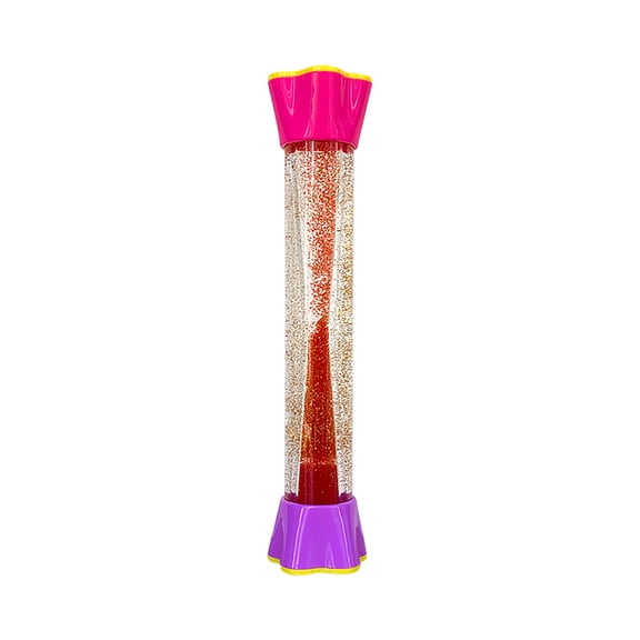 Liquid Motion Sensory Bottle, Relaxing Visual Timer with Glitter Bubbles and Floating Droplet Effects, Calming Desk Fidget for Stress Relief and Focus Aid