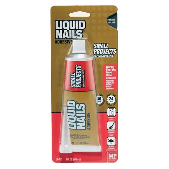 Liquid Nails 4 oz. White Latex Glue for Small Projects and Repairs