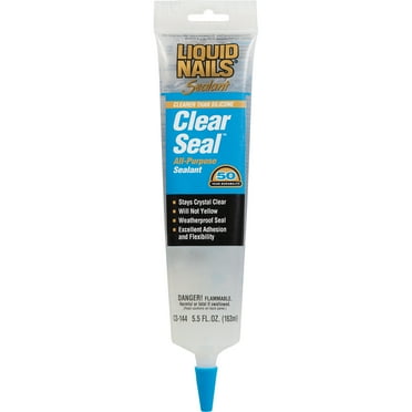 Liquid Nails Clear Seal All-Purpose Sealant (CS-144), 5.5 Fluid Ounces