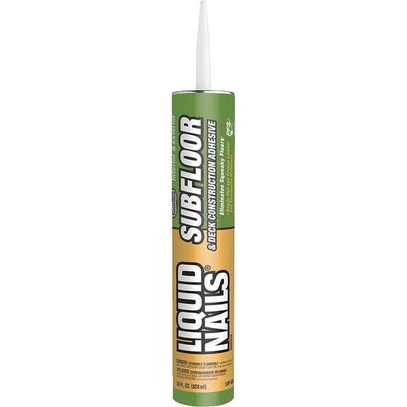 Liquid Nails For Subfloors And Decks Adhesive