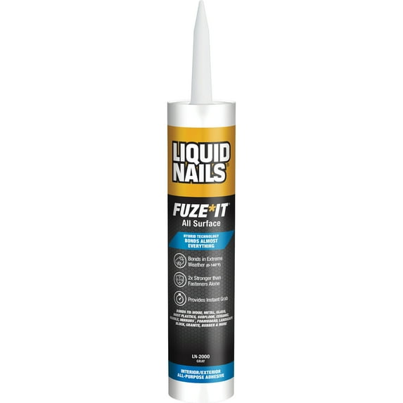 Liquid Nails Fuze It 9 oz. Gray All Surface Construction Adhesive