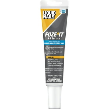 Liquid Nails Fuze*It All Surface Construction Adhesive (LN-2000W), 5 oz