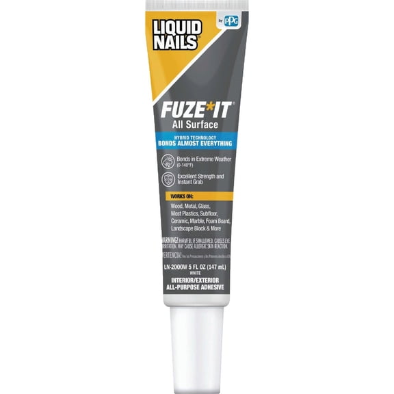 Liquid Nails Fuze-It All Surface Construction Adhesive - Single Pack