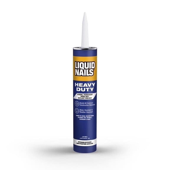 Liquid Nails Heavy Duty Acrylic Latex Construction Adhesive 10 oz. - Total Qty: 12