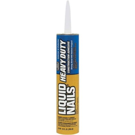 Liquid Nails Heavy-Duty Construction Adhesive - Durable - 10 Oz