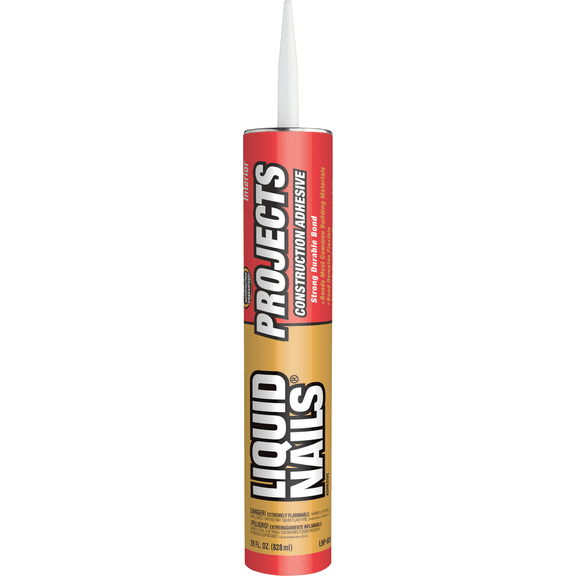 Liquid Nails Interior Projects Construction Adhesive - Pack of 12 Construction & DIY Use, Standard Hardware Spec